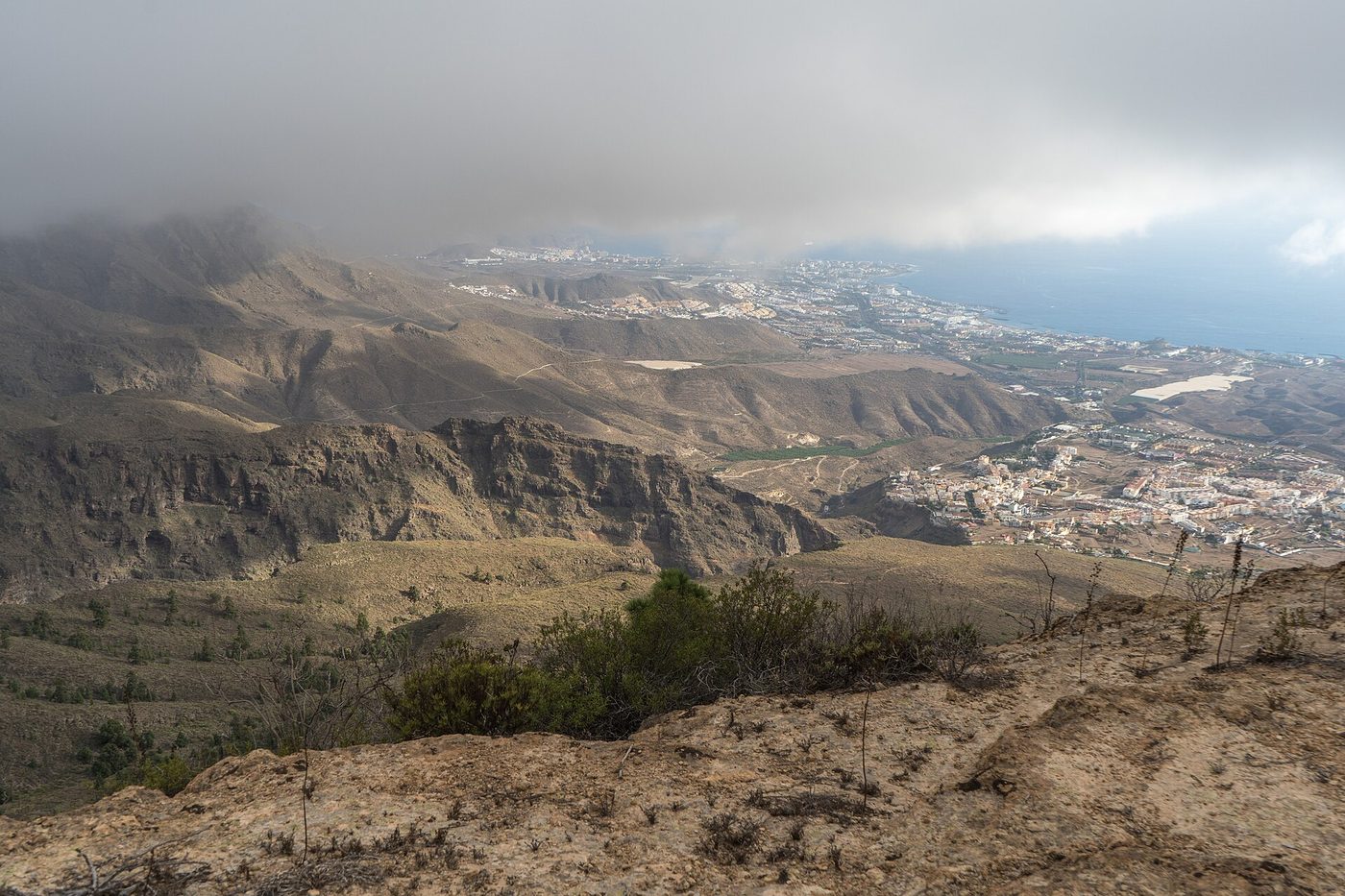 The Barranco del Infierno, the ravine behind the town, with its year-round stream