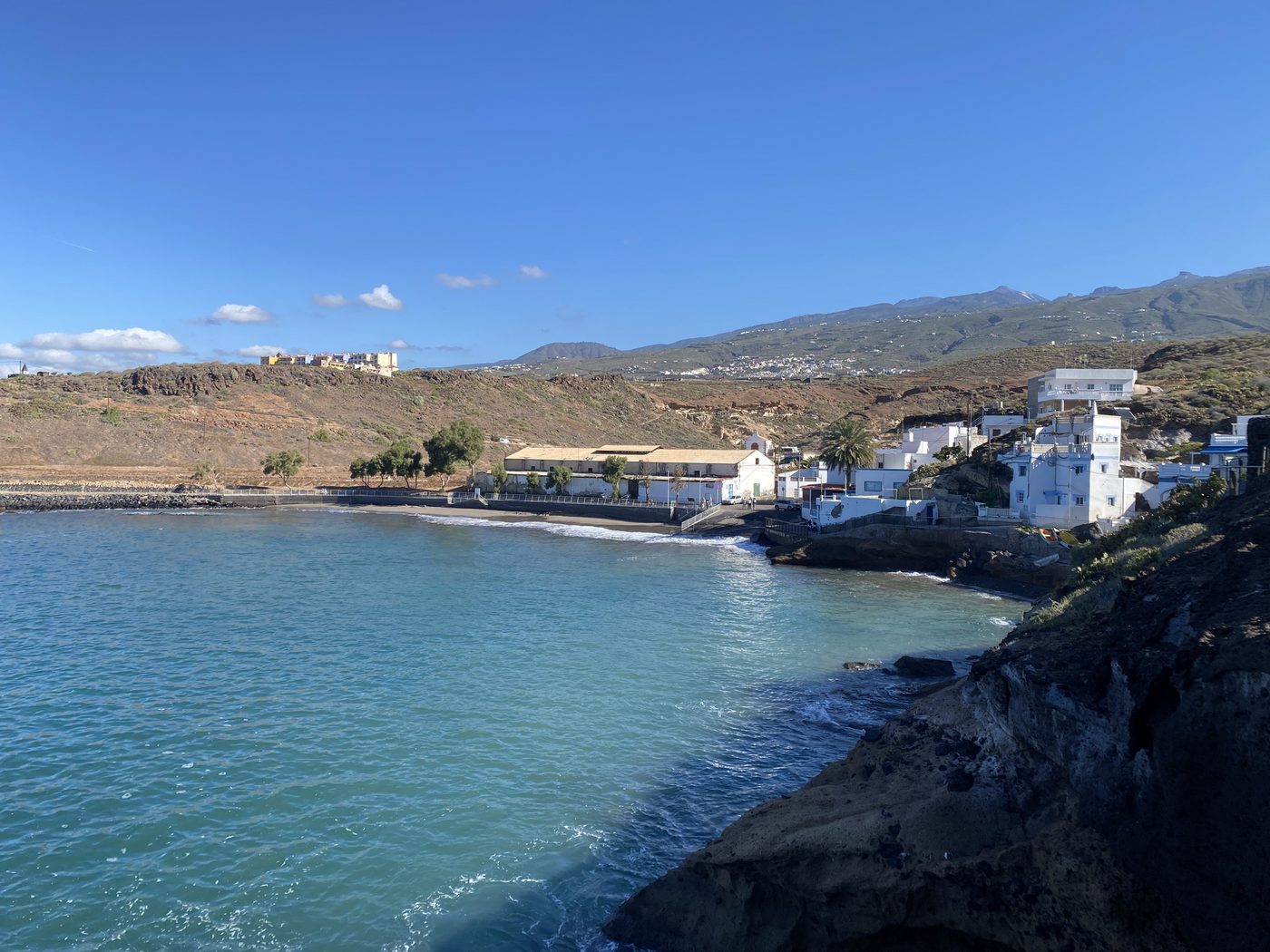 The cove of El Puertito, the old landing place of western Adeje