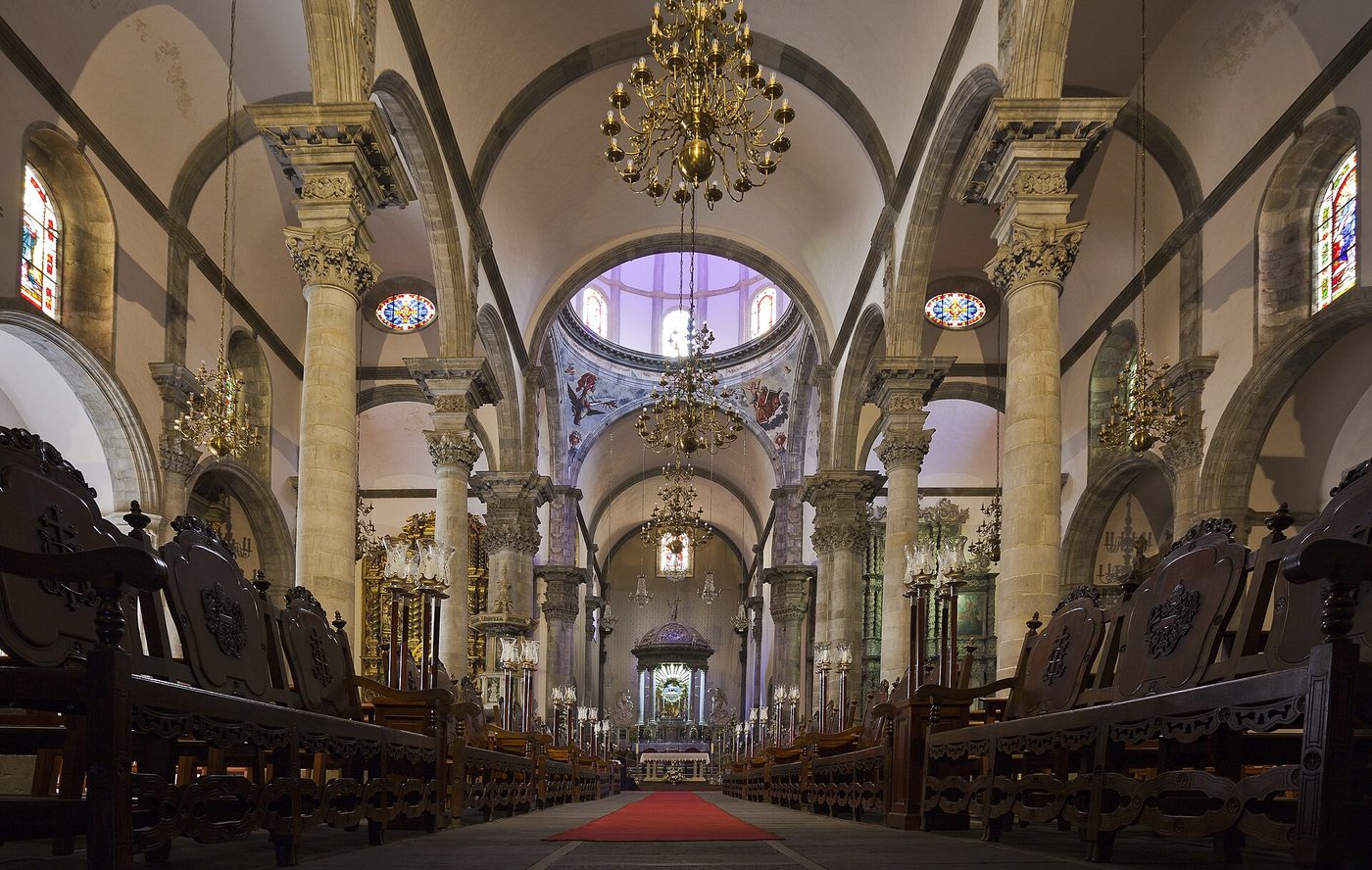 The nave of the parish church of La Concepción, completed in 1788