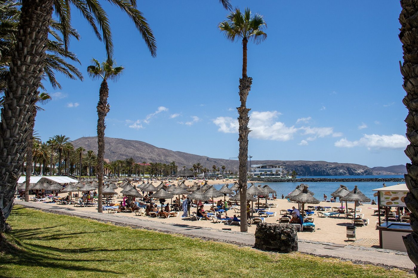The beach at Playa de las Américas